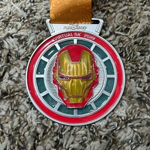 2019 rundisney virtual series iron man 5k medal